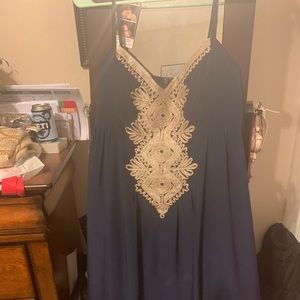 NWT Lilly Pulitzer Kelsea Silk Dress in True Navy